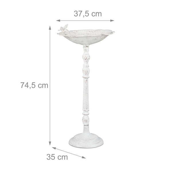 Bain d'oiseaux XL en fonte