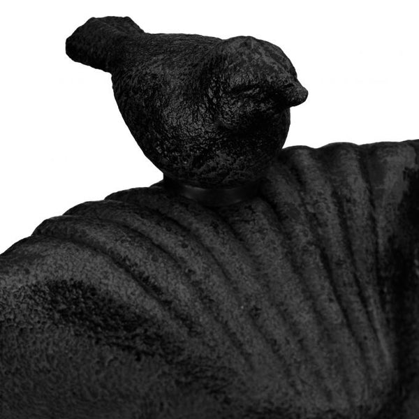 Bain d'oiseaux sur socle en fonte