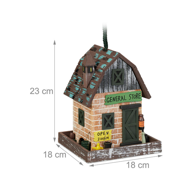 Décoration de magasin de nichoirs