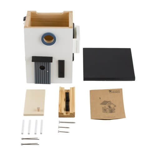 Multiholk Funkis – Design Vogelhuis & Voederhuis (FSC Hout)