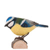 Vogelbeeldje Pimpelmees – Handgesneden Houten Decoratievogel | DecoBird Wildlife Garden – foto 2