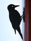 Silhouet – Bonte Specht – Metalen wanddecoratie voor tuin & balkon