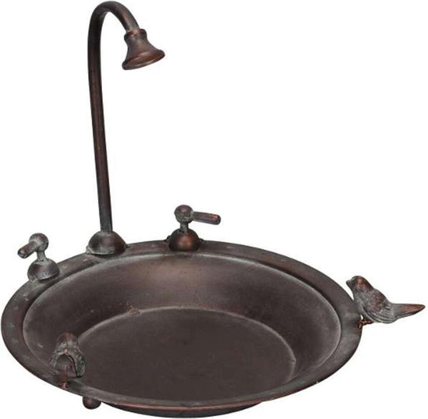 Robinet bain d'oiseau métal