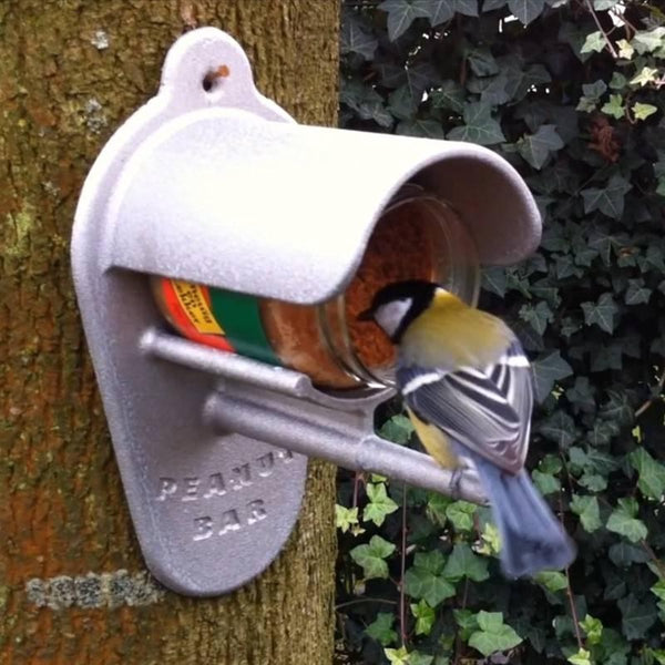 Peanutbar porte-pot de beurre de cacahuète argent