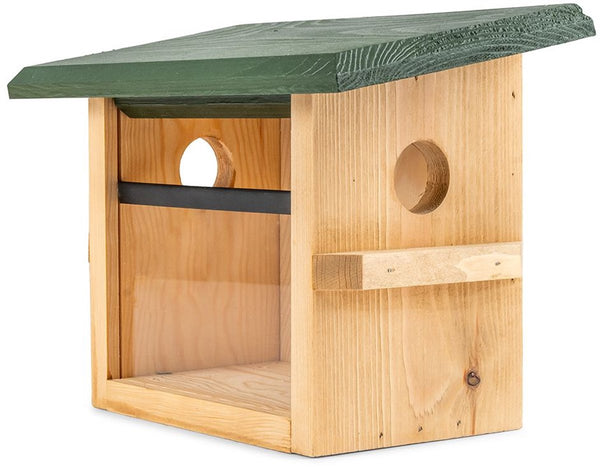 Wandvoederhuis Tilburg – Compact vogelvoederhuis voor kleine tuinvogels