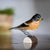 Houten Vogelbeeldje Bergvink - Handgesneden Decoratief Vogeltje | DecoBird