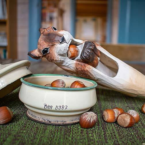 Jardin de la faune - Écureuil Casse-Noisette