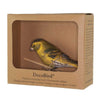 Vogelbeeldje Sijs – Handgesneden Houten Decoratievogel | DecoBird Wildlife Garden – foto 3