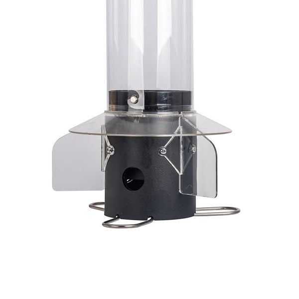 Mangeoire à oiseaux Leto pour petits oiseaux - noire