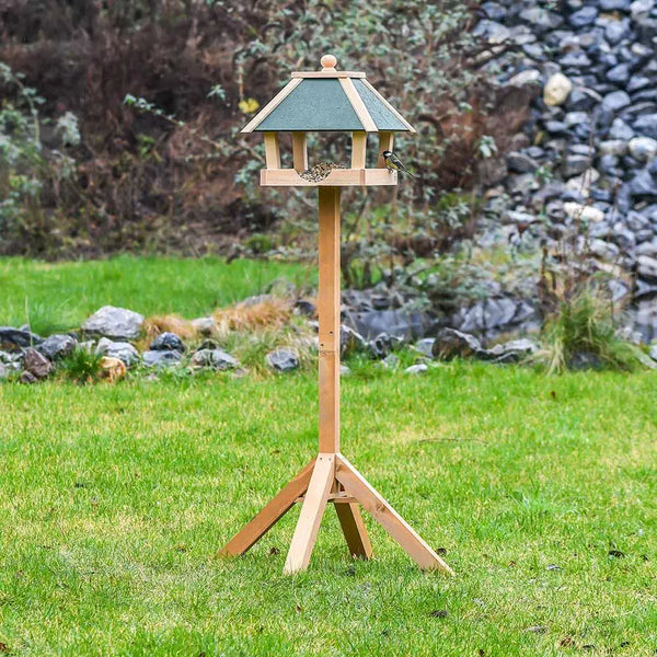 Voederhuis op paal Chevy - leisteen