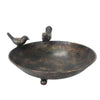 Bain d'oiseaux Oiseaux rond en métal
