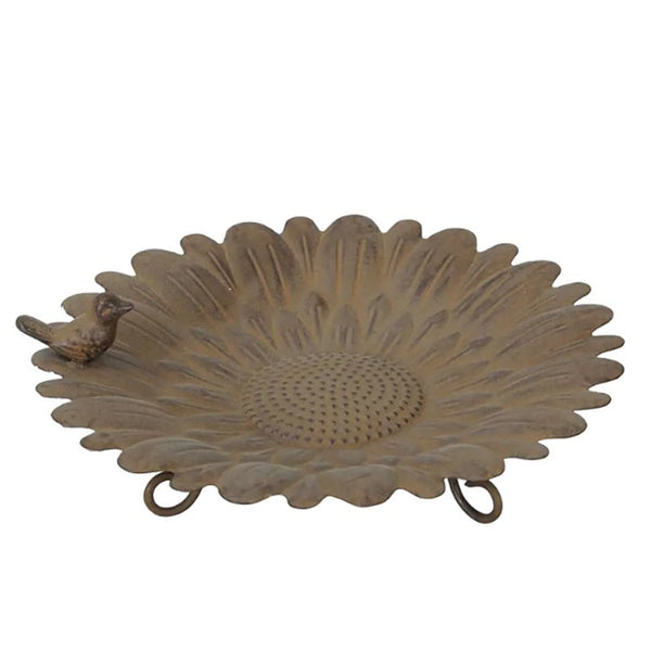 Bol à fleurs pour bain d'oiseaux