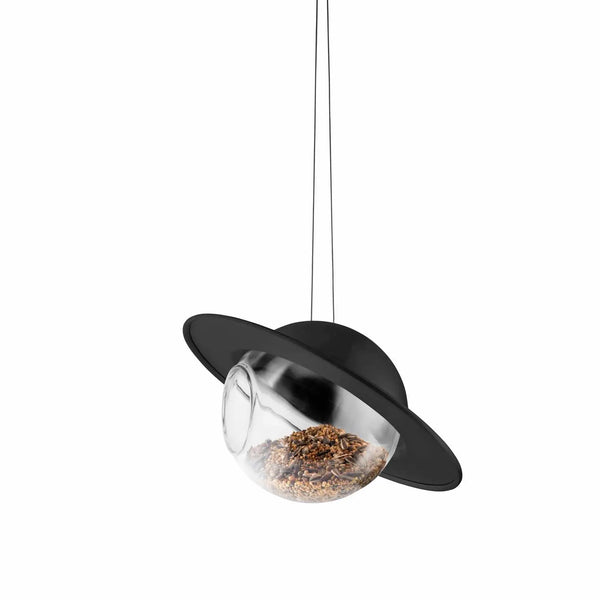 Eva Solo Saturn vogelvoeder zwart – modern & weerbestendig