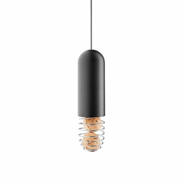 Eva Solo Hanging Suet Bird Feeder – zwart, voor 3 vetbollen
