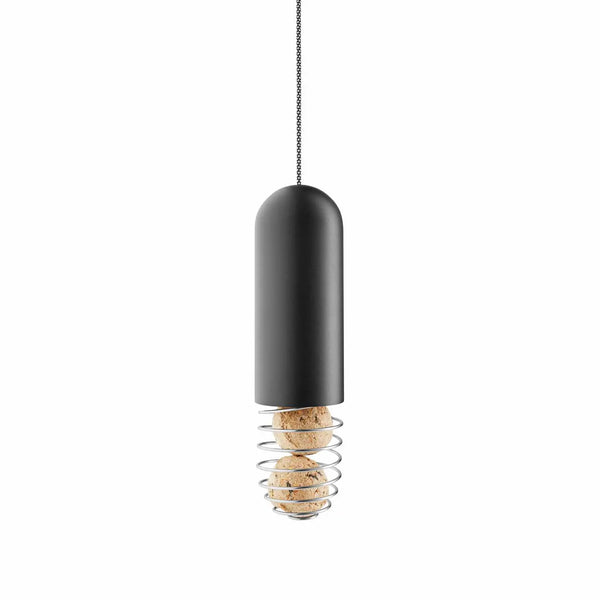 Eva Solo Hanging Suet Bird Feeder – zwart, voor 3 vetbollen