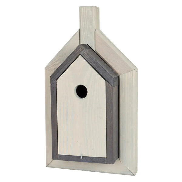 Nestkast Stavanger grijs vurenhout 32mm | Tuinrijk