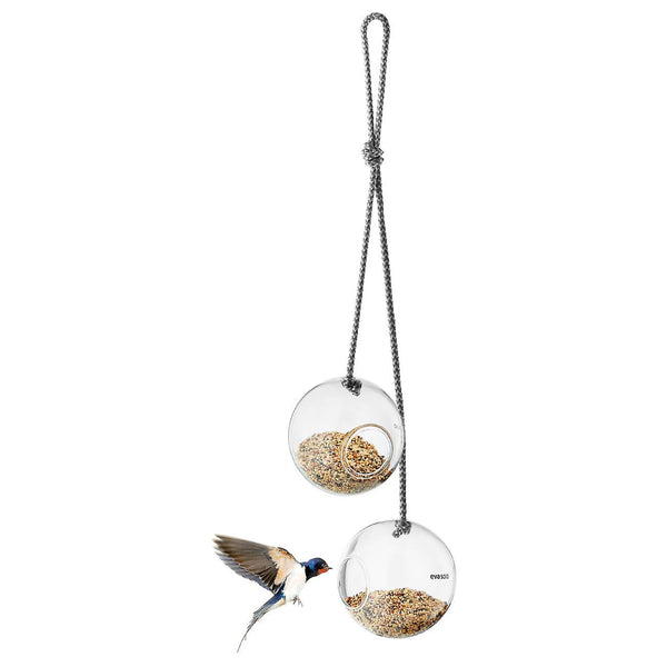 Mangeoire en verre 2 pcs.
