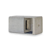 Gevel-inbouwkast 1HE – opbouw of inbouw, halfopen nisbroeders – Schwegler