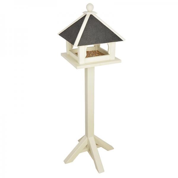 Esschert Design - Mangeoire sur pied blanc