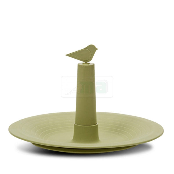 Vogelbad Finch Olijfgroen