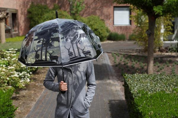 Parapluie forêt transparente