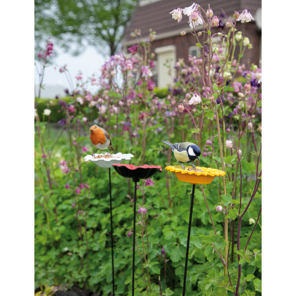 Bol d'alimentation Gardman / marguerite de bain d'oiseau sur broche