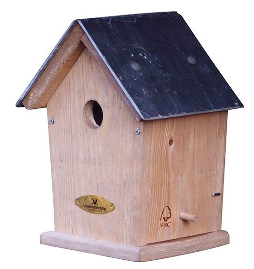 Nestkast Minnesota Leistenen Dak 32mm | Vogelbescherming