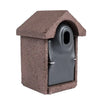 Nichoir Bilbao WoodStone marron trou d'entrée ovale
