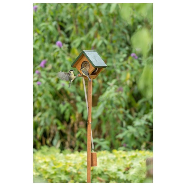 Support pour pot de beurre de cacahuète en liège avec bascule