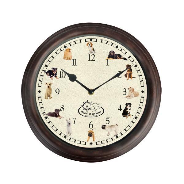 Horloge avec sons de chiens