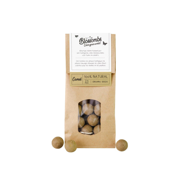 Blossombs - sac kraft Camel