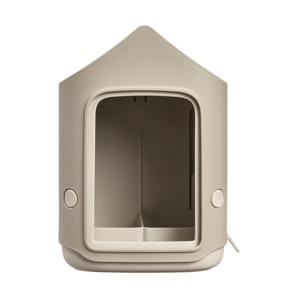 Cosy vogelvoeder paddenstoel beige – vogelvoerhuisje voor tuin & balkon | Duurzaam gerecycled kunststof & weerbestendig