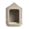 Cosy vogelvoeder paddenstoel beige – vogelvoerhuisje voor tuin & balkon | Duurzaam gerecycled kunststof & weerbestendig
