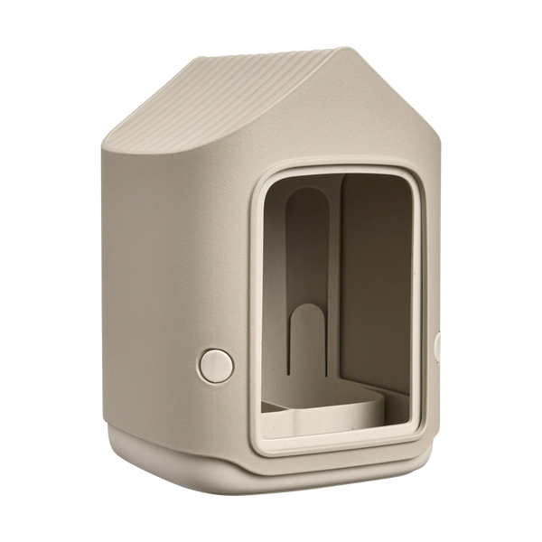 Cosy vogelvoeder paddenstoel beige – vogelvoerhuisje voor tuin & balkon | Duurzaam gerecycled kunststof & weerbestendig