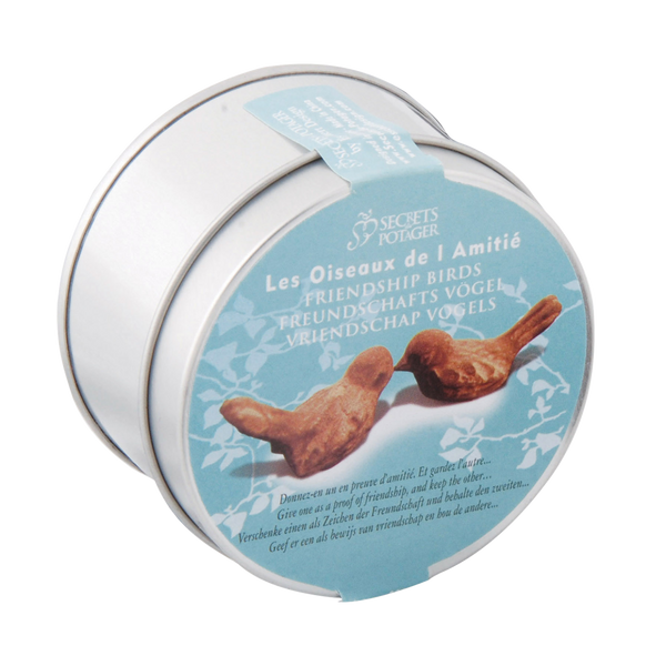 2 oiseaux "Amitié" rouille