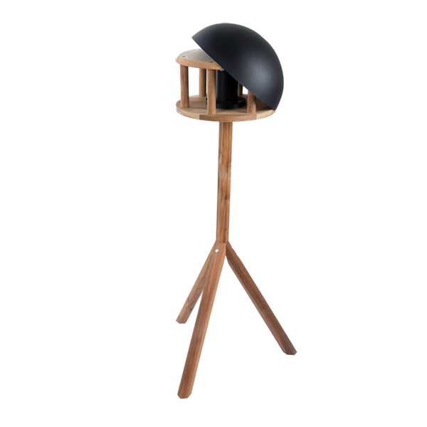 Table à manger chêne toit noir + silo