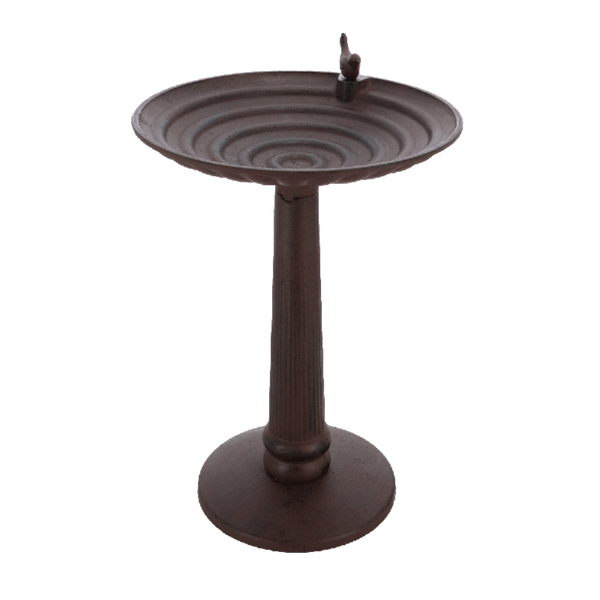 Bain d'oiseaux sur pied en fonte XL