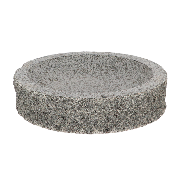 Bain d'oiseaux rond en granit S