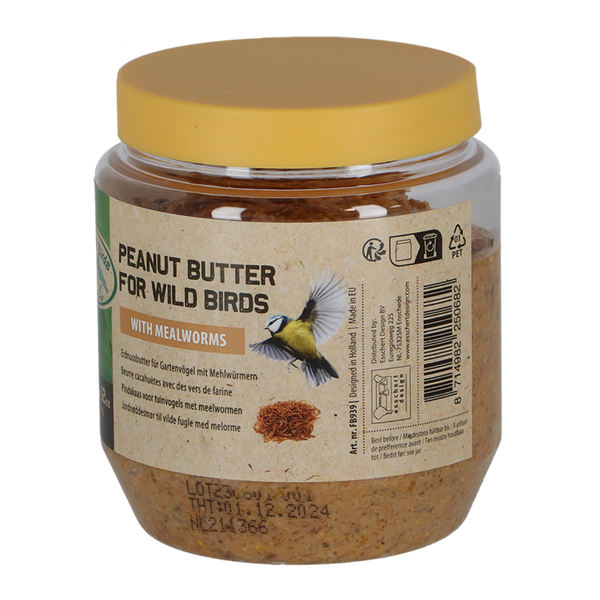 Beurre de cacahuète aux oiseaux et aux vers de farine