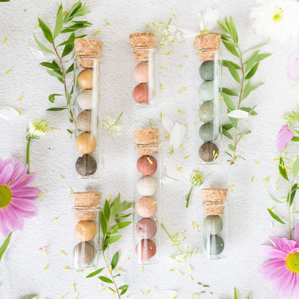 Blossombs - sac kraft vert