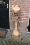 Voederhuis handgemaakt 120cm hoog