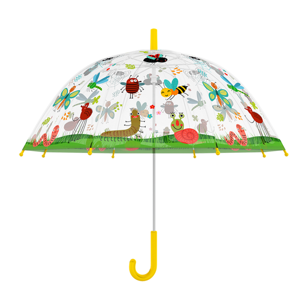 Parapluie enfant insectes transparents
