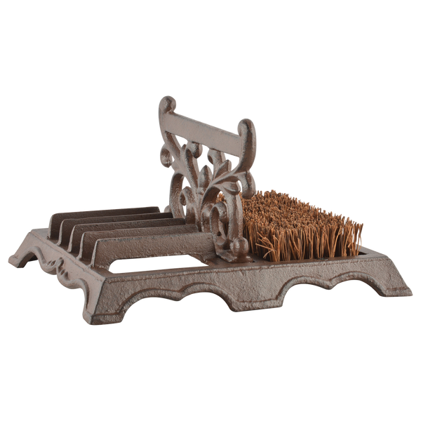 Balayeuse à pied avec grattoir à chaussures