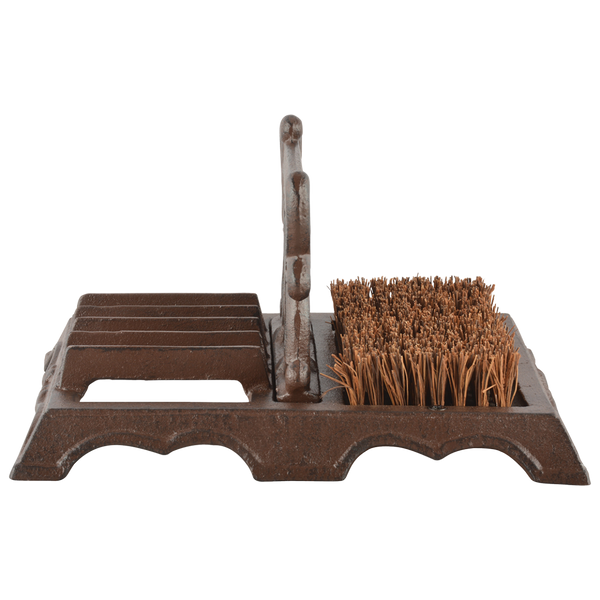 Balayeuse à pied avec grattoir à chaussures