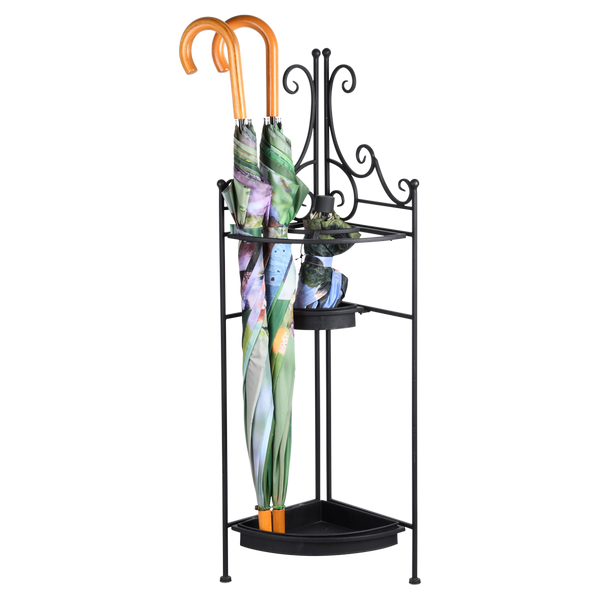 Porte-parapluie d'angle