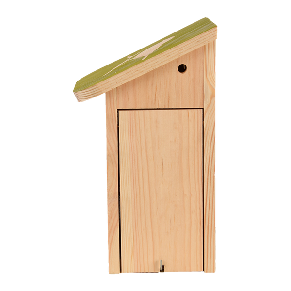 Diapositief pimpelmeesnestkast