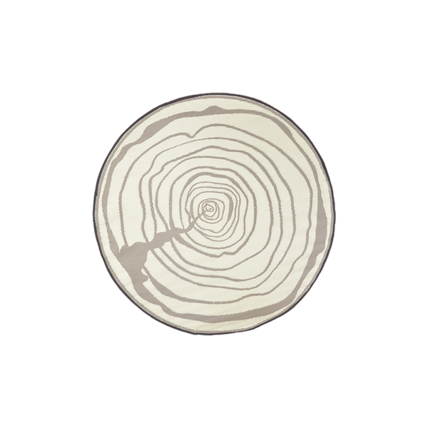 Tapis de jardin rond cernes annuels