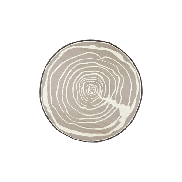 Tapis de jardin rond cernes annuels