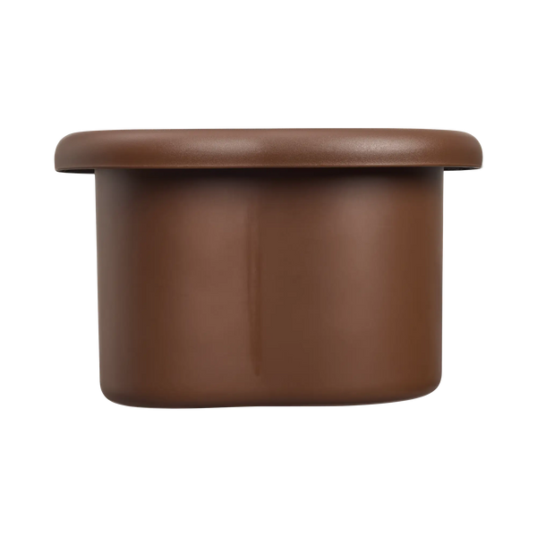 Organic vogelvoeder kastanje bruin – vogelvoerhuisje & vogelbad voor tuin & balkon | Duurzaam gerecycled kunststof & weerbestendig