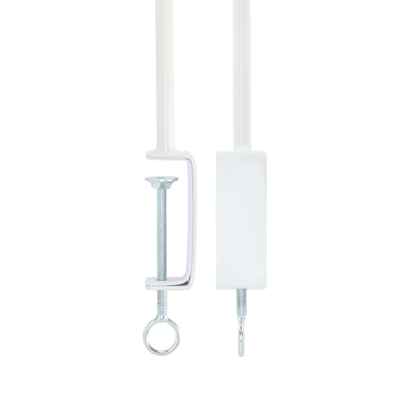 Crochet de table blanc